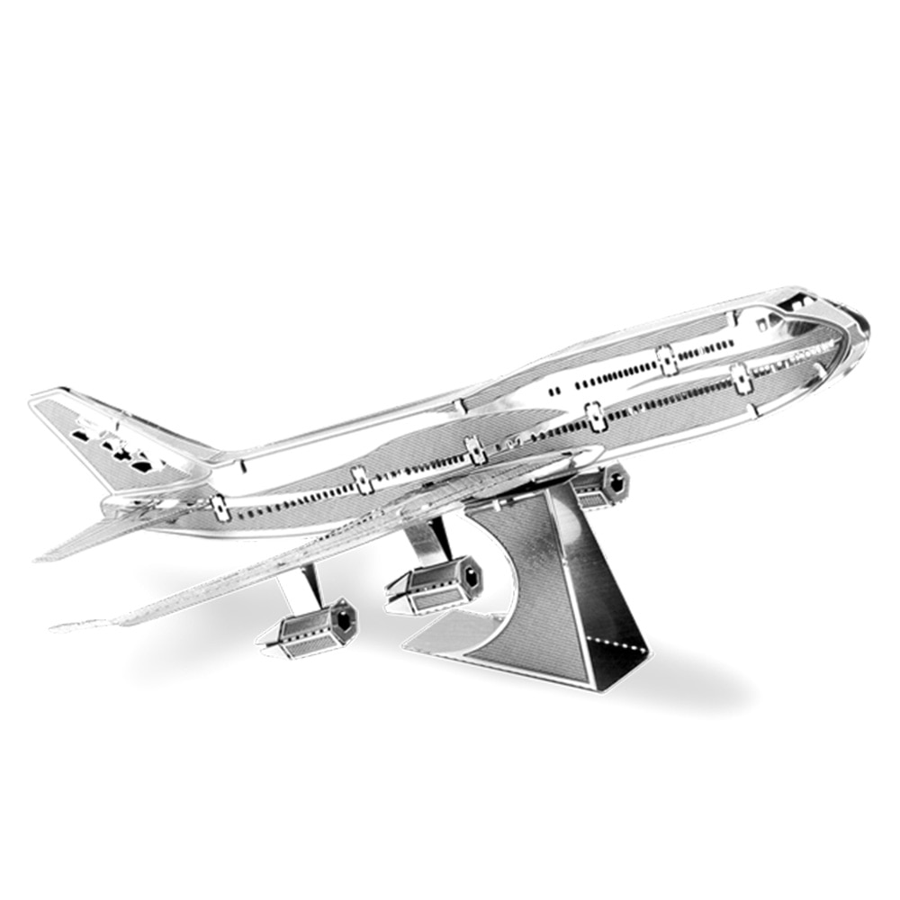 Metal Earth, 3D Model Kit, Metal, Boeing Jet